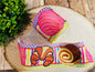 PAN DULCE YARD PRINTED 3 INCH ON GROSGRAIN RIBBON, POTTER RIBBON, CUT TO SIZE, VIEW STORE FOR MORE PATTERNS