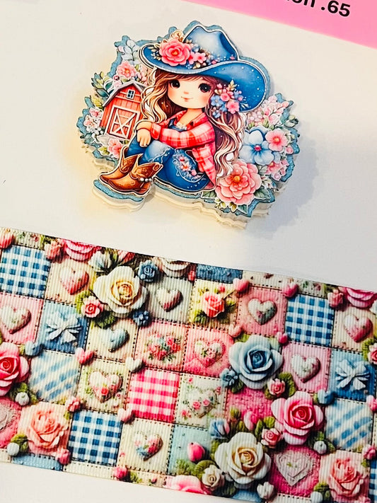 Nena en barn sentada