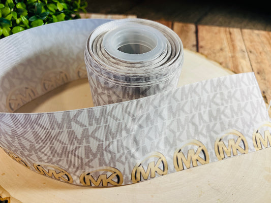 MK 1 YARD PRINTED 3 INCH ON GROSGRAIN RIBBON, POTTER RIBBON, CUT TO SIZE, VIEW STORE FOR MORE PATTERNS