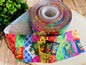 TAKIS MIX YARD PRINTED 3 INCH ON GROSGRAIN RIBBON, POTTER RIBBON, CUT TO SIZE, VIEW STORE FOR MORE PATTERNS