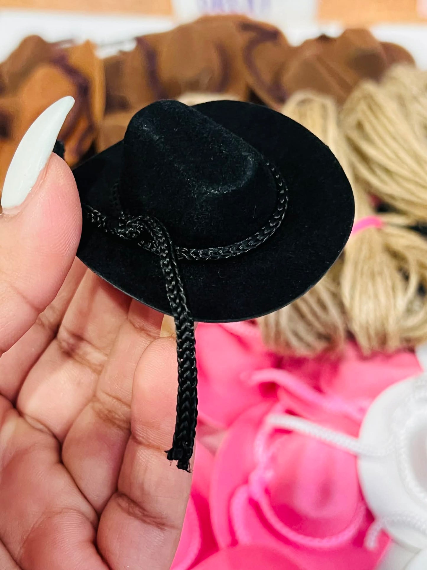 Mini Cowboy Hats For Bows