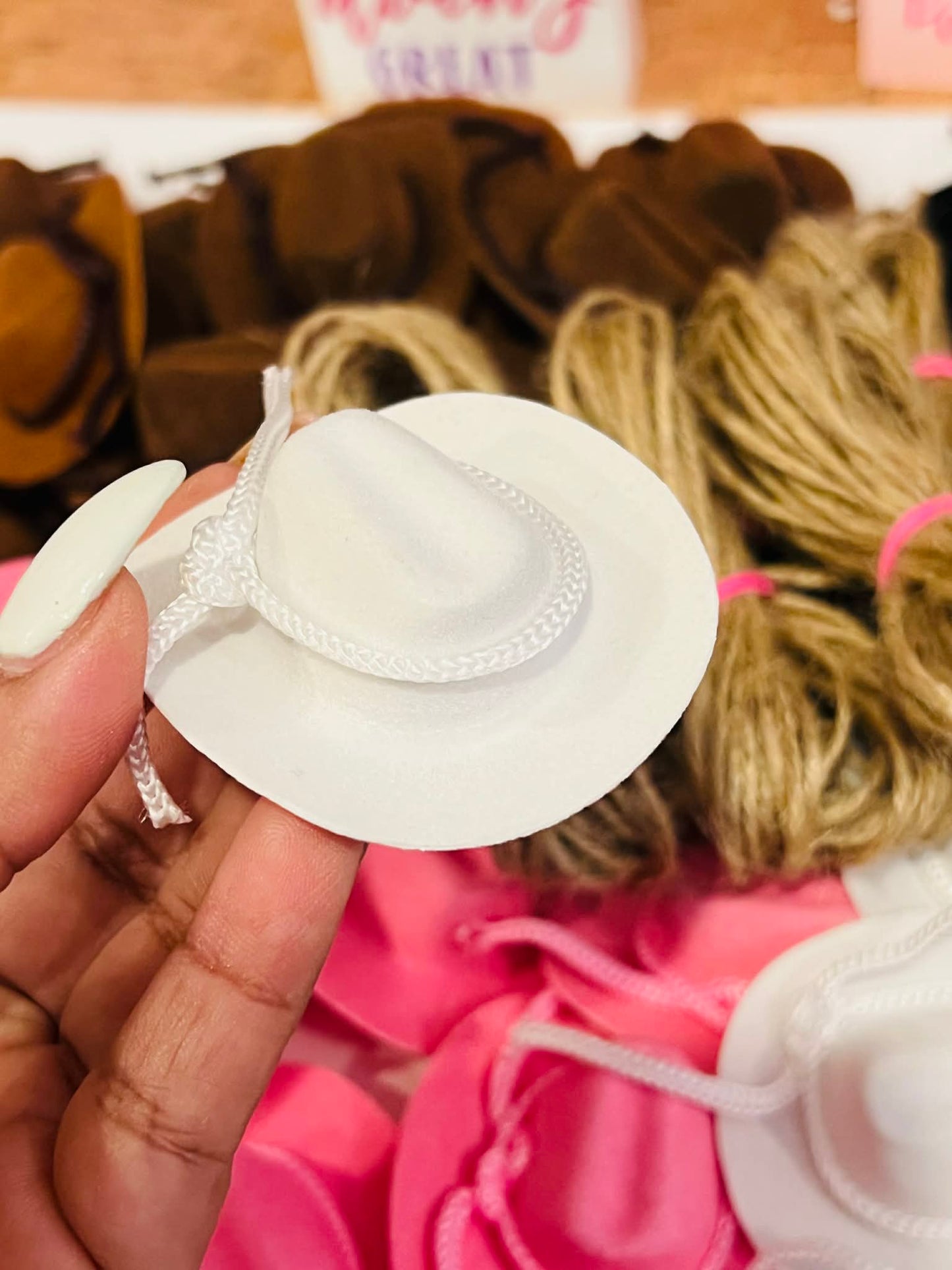 Mini Cowboy Hats For Bows